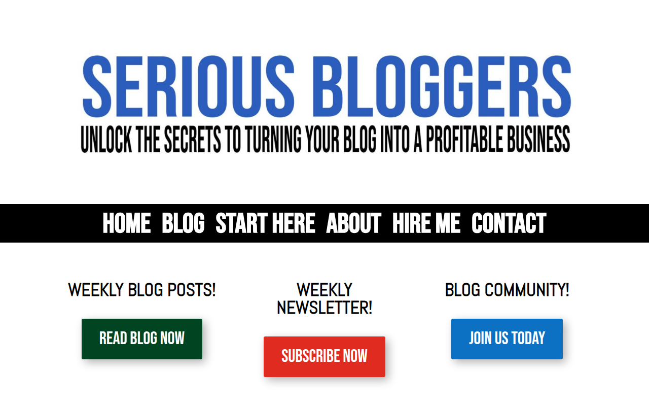 Serious Bloggers